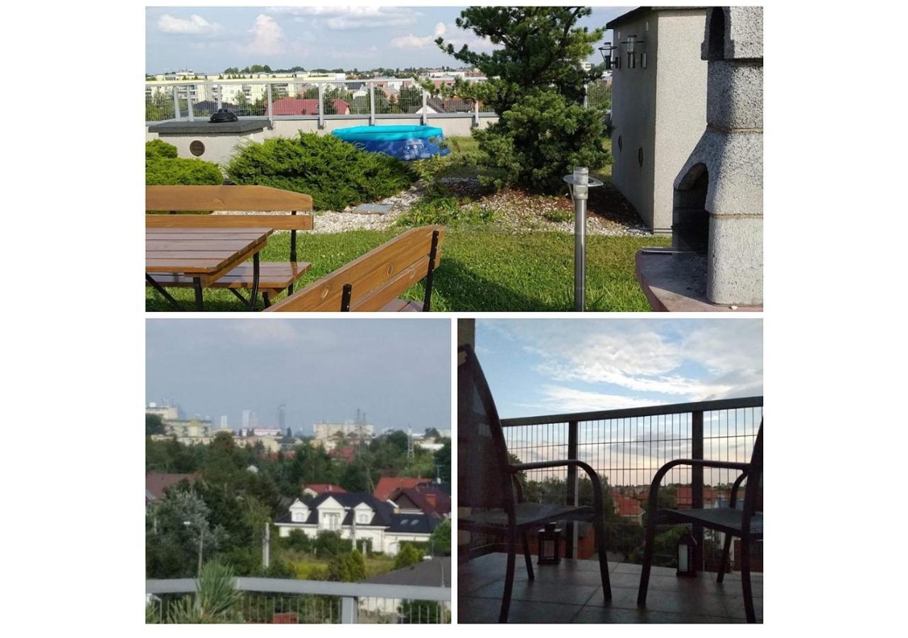 Sunny Penthouse With Roof Gardens Overlooking The Warsaw Palace Of Culture Pruszków Kültér fotó